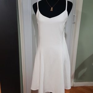 Forever21 plus cream dress